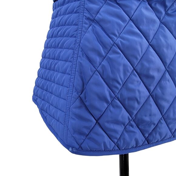 Lilly Pulitzer Blake Quilted Vest Iris Blue Size Small Pockets - Picture 10 of 16